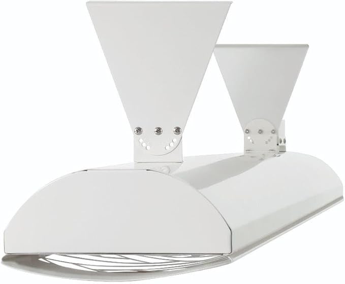 EF15120W1 1500 Watt Plug-In Electric Infrared Single Element Heater, Finish Color: White, Decorative Fascia: Chevron