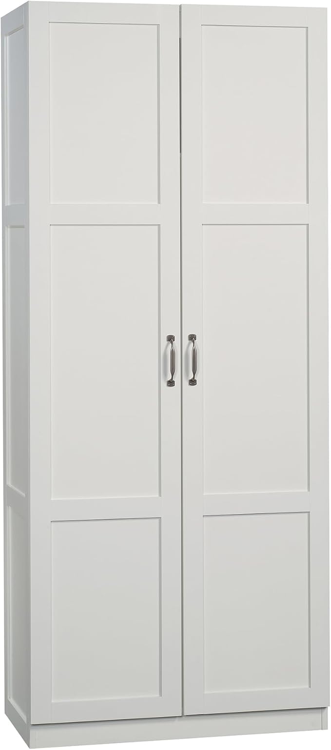 Sauder Select Storage Cabinet/ Pantry cabinets, White finish