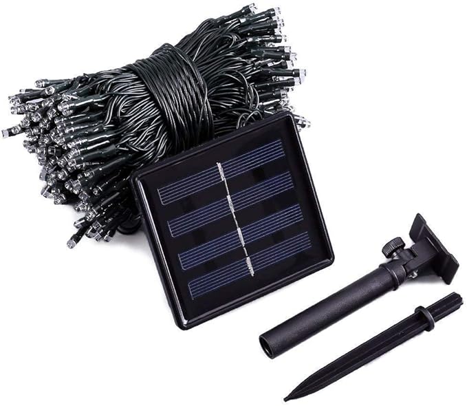 Joomer Green Solar Christmas Lights, 2 Pack Total 144FT 400 LED 8 Modes Waterproof Solar Christmas Lights Outdoor for Garden Yard Patio Christmas Decoration