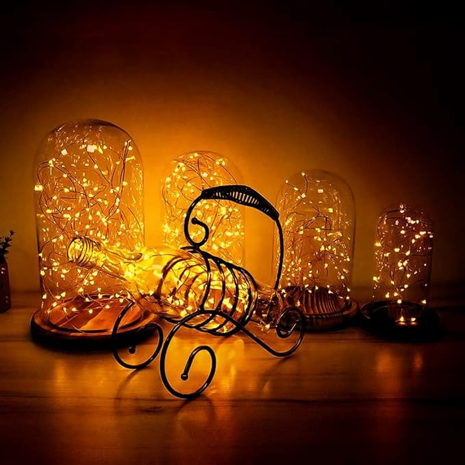 10Ft/30 LEDs Fairy,Starry , String Lights for Indoor&Outdoor Decoration Wedding Home Parties Christmas Holiday, Waterproof,Battery Operated.(Warm White)