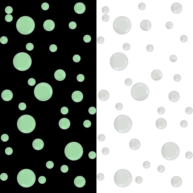 Realistic 3D Domed Glow in The Dark Stars,606 Dots for Starry Sky, Home Decor Stickers for Kids Bedding Room(606 Stars)
