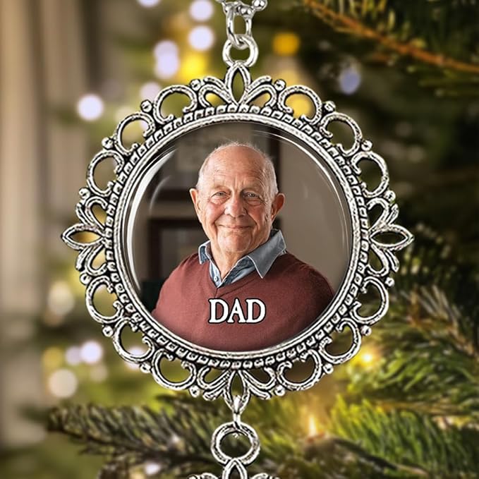 Memorial Car Rear View Ornament with Custom Photo - Moment Your Heart Stopped Wing Charm Hanginh Ornament Car Mirror Remembrance Sympathy Gift for Loss of Loved Ones Grieving Keepsake