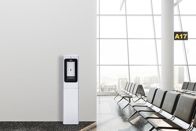 Avalon Freestanding Bottle Filler, High Capaciy Cooling, Sensor Dispensing, UV Cleaning, Digital Bottle Counter Display, Dual Filtration, WiFi Enabled