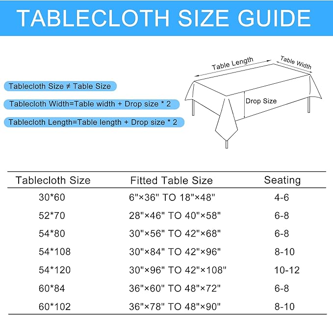 Hiasan 2 Pack Faux Linen Rectangle Tablecloth - Wrinkle and Stain Resistant Washable Table Cloth for Kitchen Dining Room Holiday Table Cover for Party Dinner, Stone, 60 x 102 Inch