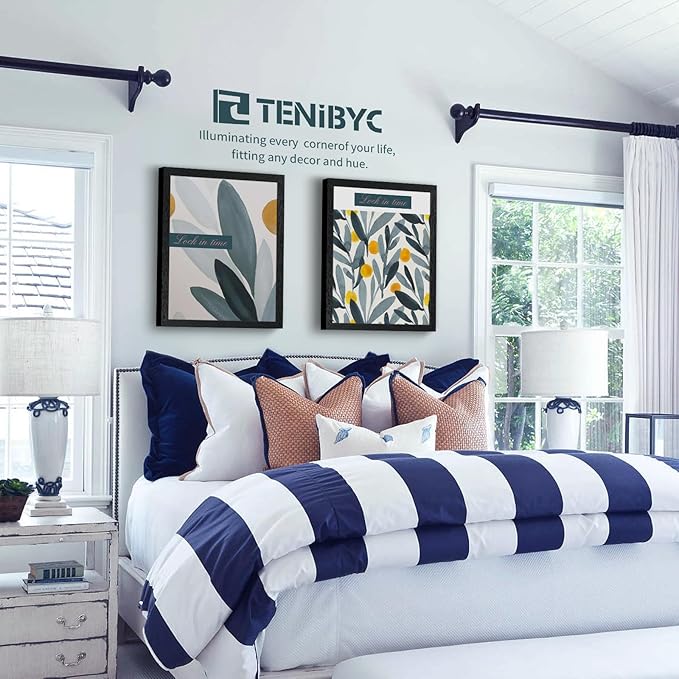 16x20 Picture Frame Set of 3 - Black Woodgrain, Solid Wood, HD Tempered Glass, Wall Gallery Poster Frame