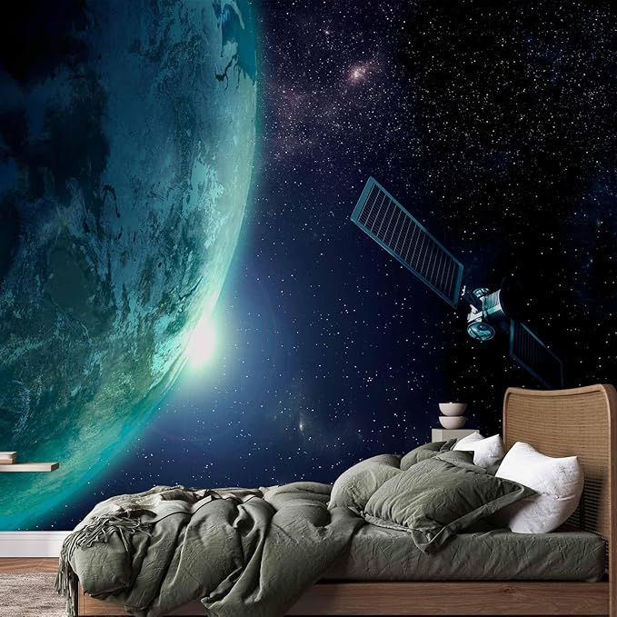 artgeist Premium Wall Mural Cosmos Galaxy 138x101 in - XXL Non-Woven Wallpaper Fleece Wall Decor Photo Print Picture Image Design Home n-B-0007-a-c