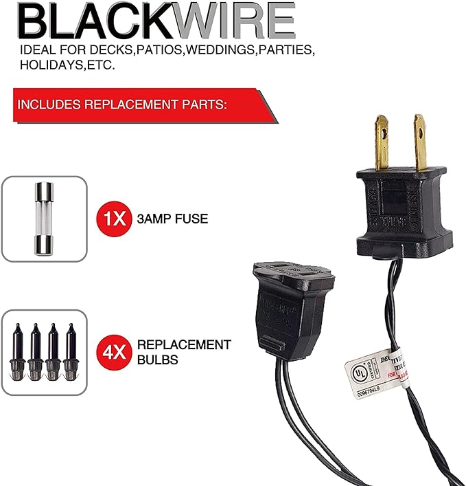 TW SHINE Orange Halloween Lights, 20FT 100 Count Incandescent Mini String Lights, Waterproof Halloween Decorations for Outdoor Indoor Patio Home Party Garden Yard Decor