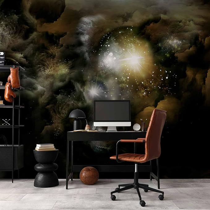 artgeist Premium Wall Mural Cosmos Galaxy 118x83 in - XXL Non-Woven Wallpaper Fleece Wall Decor Photo Print Picture Image Design Home n-A-0027-a-b