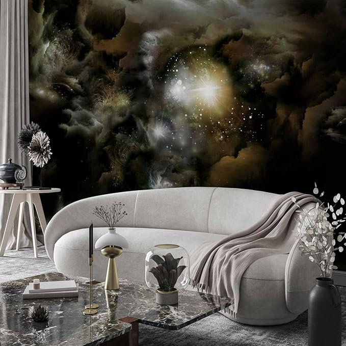 artgeist Premium Wall Mural Cosmos Galaxy 118x83 in - XXL Non-Woven Wallpaper Fleece Wall Decor Photo Print Picture Image Design Home n-A-0027-a-b