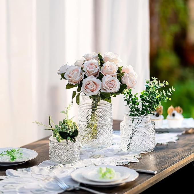 Large Glass Storage Jar, 2 Pack 60 FL OZ Glass Food Storage Containers with Bamboo Lid, Kitchen Containers Cereal Canisters Decorative Jar for Candy Snack Cookies Coffee Tea Nuts Airtight Glass Jars