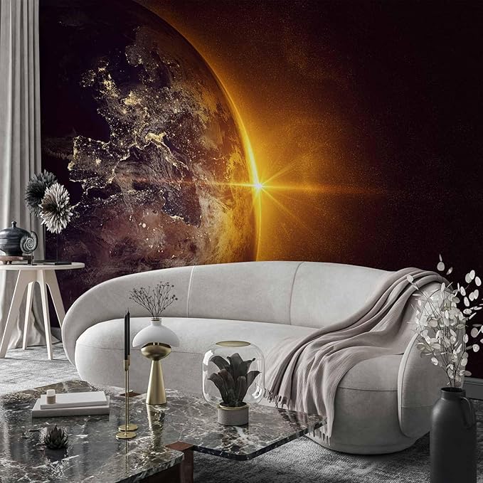 artgeist Premium Wall Mural Cosmos Galaxy 79x55 in - XXL Non-Woven Wallpaper Fleece Wall Decor Photo Print Picture Image Design Home n-B-0003-a-a