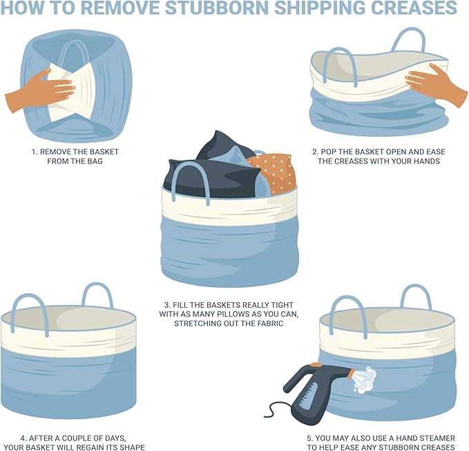 OrganiHaus Pink Basket for Books, Toy Organizers and Storage for Girls, Towel Baskets for Bathroom, Woven Baskets for Storage, Decorative Rope Storage Baskets, Cotton Rope Basket for Storage