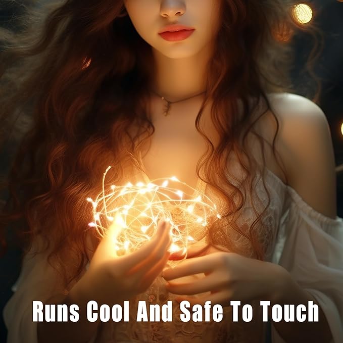 6 Pack Fairy Lights Battery Operated with Timer 2PCS Remote 6.5ft 20LED Warm White Twinkle Lights Waterproof Silver Wire Fireflies Lights DIY Mason Jar Wedding Party Christmas Centerpiece Table Deco