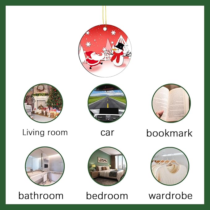 32 pcs Metal Sublimation Ornament Blanks,Christmas Ornaments Sublimation Christmas Ornament Blanks for Christmas Tree Decor Blank Ornaments,DIY Handmade Crafts Double Sided Sublimation Ornaments