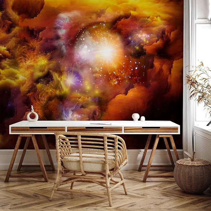 artgeist Premium Wall Mural Cosmos Galaxy 118x83 in - XXL Non-Woven Wallpaper Fleece Wall Decor Photo Print Picture Image Design Home n-A-0027-a-d