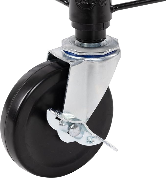 Seville Classics UltraDurable Heavy Duty NSF Solid Steel Wire Rack Storage Unit, Organizer for Garage, Warehouse, Office, Restaurant, Classroom, Kitchen, Black, 4-Tier Shelving, 60" W x 24" D