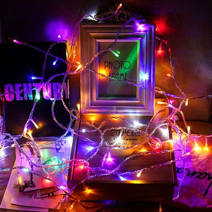 98FT 200 LEDs String Lights Waterproof Fairy Lights 8 Modes with Memory 30V UL Certified Power Supply for Home, Garden, Wedding, Party, Christmas Decoration Indoor Outdoor (Multicolor)
