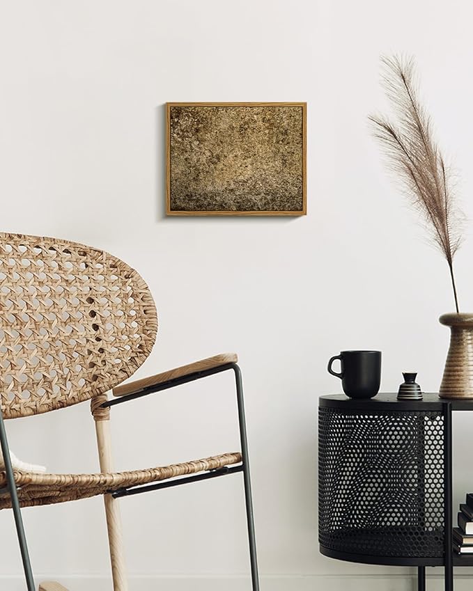 VIYYIEA Framed Canvas Wall Art Home Decor Abstract Textured Wall Prints Modern Bedroom Wall Decor Boho Art Room Décor Chic Wall Pictures Aesthetic Prints Artwork for Living Room Bathroom Decor 8x10in