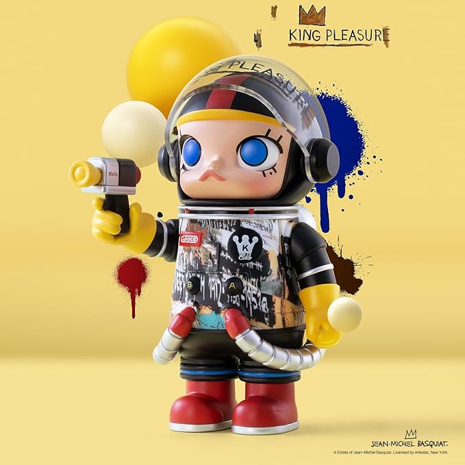 POP MART MEGA Space Molly 100% 2-B Blind Box Figures, Random Design Box Toys for Modern Home Decor, Collectible Toy Set for Desk Accessories, 1PC