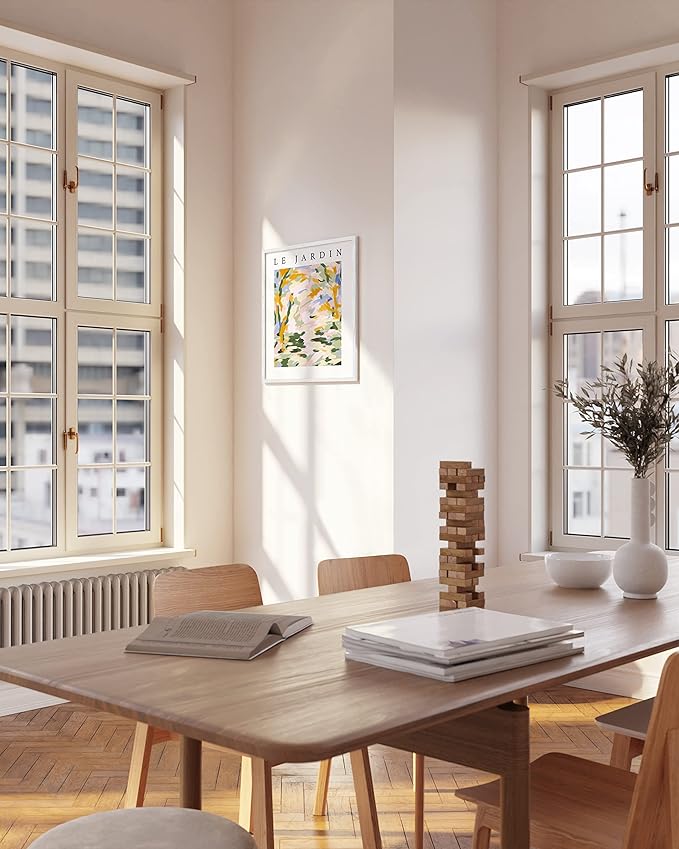 HAUS AND HUES 16x20 White Picture Frame - 16x20 White Frame 16x20, Wooden Picture Frames, White 16x20 Picture Frame White, 16x20 Inch Frame, White Photo Frame (White Oak Frame)