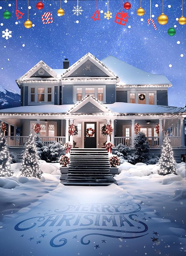 Vintage C9 LED Christmas Lights Outdoor, 50 Feet C9 String Lights with 50 Shatterproof Matte Bulbs, Connectable Waterproof Lights for Holiday Party Roofline Backyard Garden Patio, Pure White