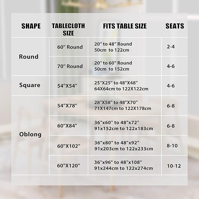 sancua 2 Pack Light Grey Tablecloth 54 x 54 Inch, Stain and Wrinkle Resistant Square Table Cloth - Washable Polyester Table Cover for Dining Tables, Buffet Parties and Camping