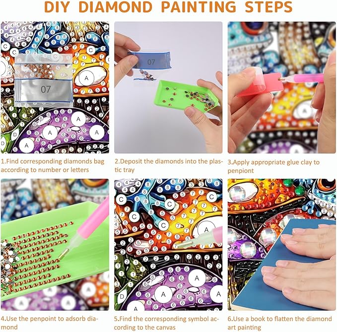 SENQAO Frog Diamond Art Hanging Kit for Adult, Special Shaped Rhinestone, Double Sided DIY Acrylic Diamond Art Painting Window Pendants Home Garden Wall Hanging Kits Hanging Ornament