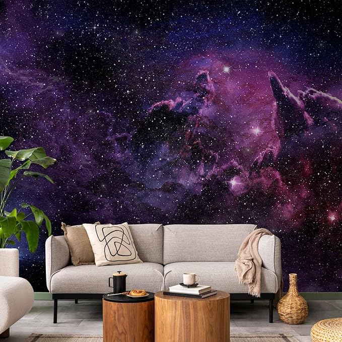 artgeist Premium Wall Mural Cosmos Galaxy 79x55 in - XXL Non-Woven Wallpaper Fleece Wall Decor Photo Print Picture Image Design Home a-C-0022-a-a