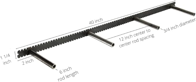 Floating Shelf Brackets - Sheppard Brackets - Easy Install - Heavy Duty (40 inch Build Kit)
