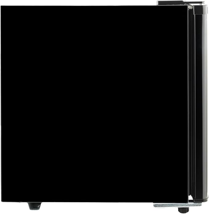 RecPro 1.7 Cu Ft 12V RV Refrigerator | Compact Fridge with Reversible Door, 2L Bottle Door Storage, 7 Temp Settings | Eco-Friendly R600A, Leveling Feet, Wire Shelf | 19.5”H x 17.5”W x 19.8”D