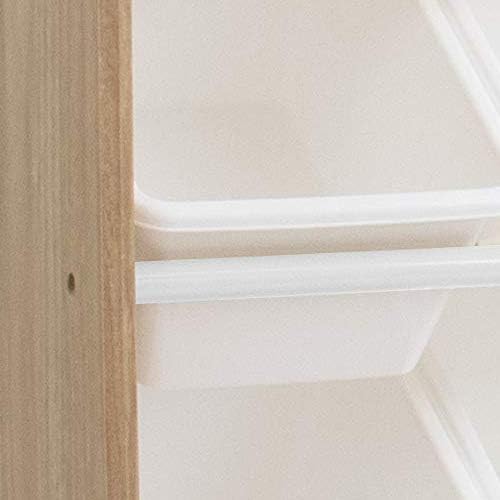 Humble Crew Supersized Toy Storage Organizer with 16 Removable Bins, Natural/White – Large Toy Storage for Toddlers Ideal for Kids' Rooms, Playrooms, and Nurseries - Modern Toy Bins for Kids