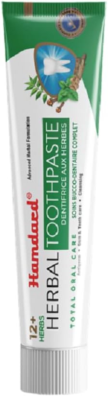 Hamdard 12 Herbs Miswak Total Oral Care Toothpaste 200g (Pack of 2)