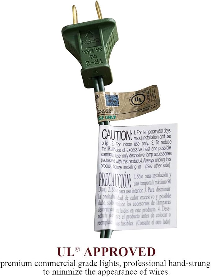 Balsam Hill 7ft Pre-Lit Classic Blue Spruce - Artificial Christmas Tree with Twinkly Lights, Easy Plug Technology, Premium Stand & Storage Bag for Indoor Holiday Decorating