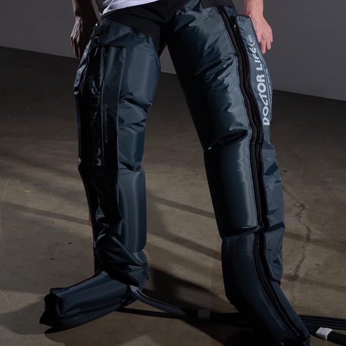 DOCTOR LIFE LX9max - Sequential Air Compression Recovery System : Device + Legs (XL) + Carry Bag, FSA-HSA Approved