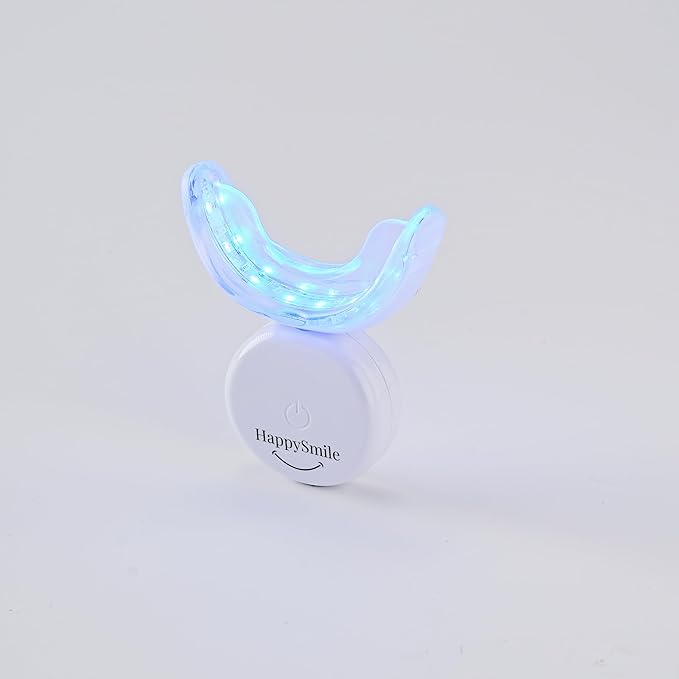 HappySmile LED & Pen Teeth Whitening Kit - Professional Oral Care for White Teeth - Includes Teeth Whitening Pen & LED for a Brighten Your Smile - Premium Teeth Whitening kit