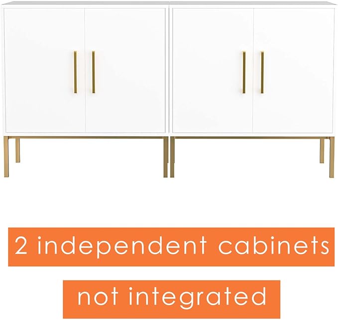 LYNSOM TV Stand for 55 Inch TV, Wood Entertainment Center with Storage Cabinet, TV Cabinet Black, Long Console Table for Living Room, Bedroom