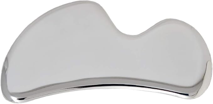 Gua sha Tool gua sha Stainless Steel iastm Tool Gussha Massage Tool Muscle Scraping Tool for Soft Tissue Therapy and Reduce Arms,Back, Legs, Neck Muscle Pain(SSB)………