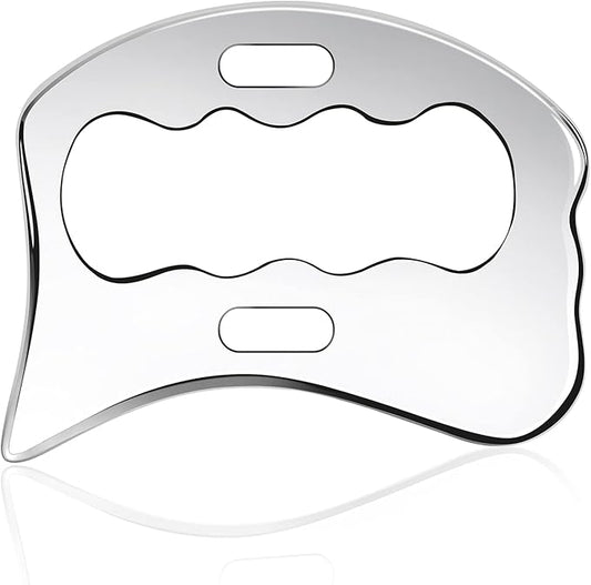 Guasha Massage Tool, Grade Stainless Steel Scraping Tool for Soft Tissue Upgrade Physical Therapy Stuff,Used for Back, Legs, Arms,Neck,Shoulder, Gua sha Tool