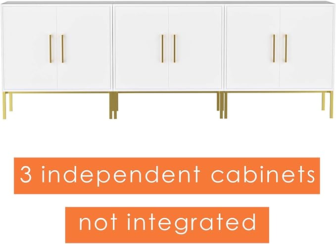 LYNSOM TV Stand for 85 Inch TV, Wood Entertainment Center with Storage Cabinet, TV Cabinet Black, Long Console Table for Living Room, Bedroom