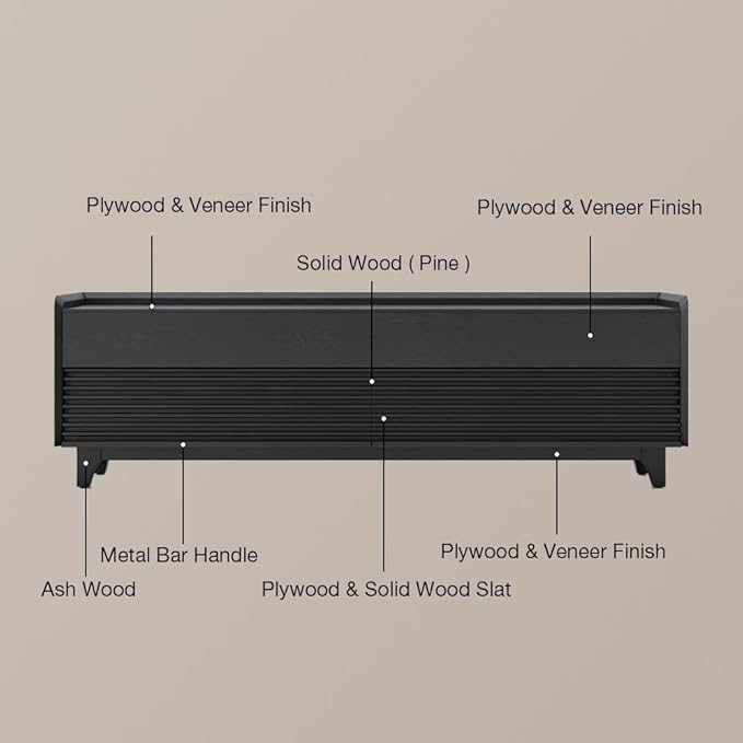 POVISON Fully-Assembled Mid Century Modern TV Stand with Legs, 78.74" Wood Media Console with Adjustable LED Light, Entertainment Center with Storage for Living Room