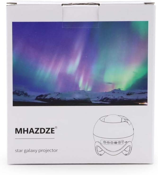 Galaxy Projector for Bedroom, Star Projector, White Noise with Bluetooth Speaker, Timer, Night Light,for Party, Living Room Decoration