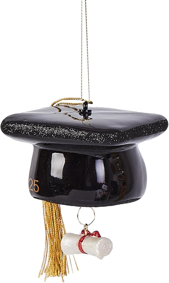 Hanging Christmas Ornaments, 2025 Glass Blown Christmas Tree Ornaments, Christmas Tree Decorations, Funny Gifts & Home Decor, Cap