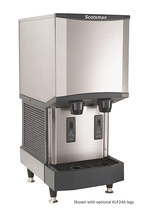 Scotsman Commercial Nugget ice Maker, Ice and Water Dispenser with Storage (HID312A-1) 260 pounds per Day