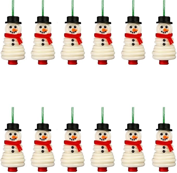 DIY Christmas Button Ornament Making Set - Snowman/Santa/Angel, Fun Holiday Craft Kit for All Ages, Ideal Xmas Tree Hanging Decor & Festive Gifts (B12)