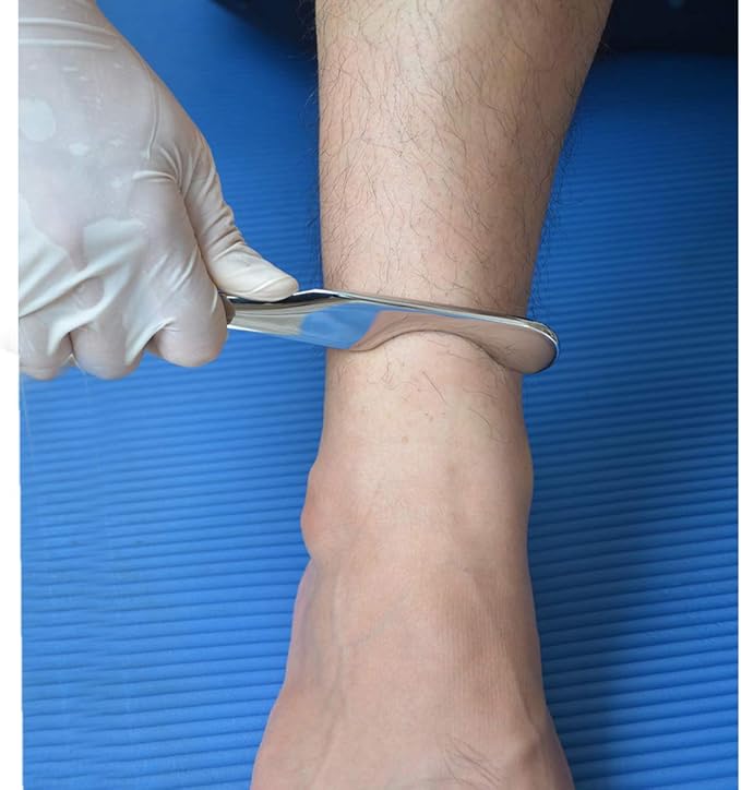 Gua sha Tool gua sha Stainless Steel iastm Tool Gussha Massage Tool Muscle Scraping Tool for Soft Tissue Therapy and Reduce Arms,Back, Legs, Neck Muscle Pain(zly)………