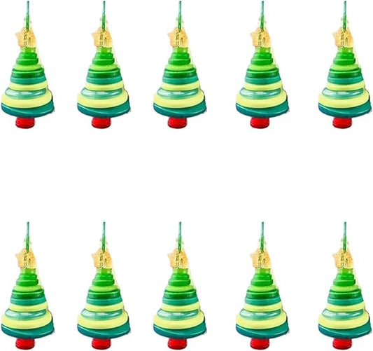 DIY Christmas Button Ornament Making Set - Snowman/Santa/Angel, Fun Holiday Craft Kit for All Ages, Ideal Xmas Tree Hanging Decor & Festive Gifts (10 pcs-B)