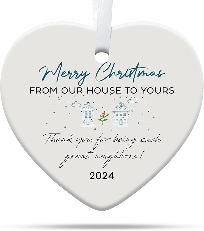 Friendship Gifts for Women, Best Friend, Funny, Work Besties, Sister, Friend Ornaments for Women, Ceramic Christmas Ornaments (Friend 2)