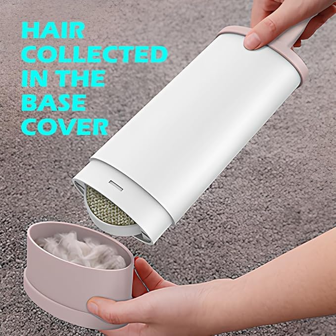 Double Sided Self-Cleaning Pet Hair Remover for Laundry, Dog Hair Remover, Cat Hair Remover, Pet Lint Roller Brush, Magic Cleaner Brush, Lint Brush Clothes, Pet Lint Brush A (Pink)