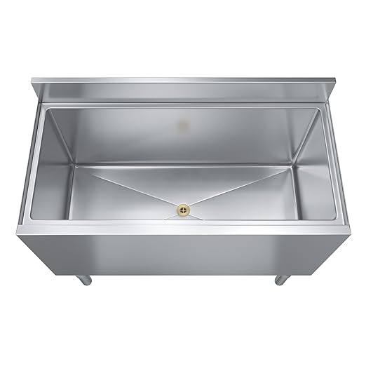AmGood 18.5 in. x 36 in. Underbar Ice Bin with Sliding Lid | NSF | Stainless Steel Ice Chest with Sliding Lid