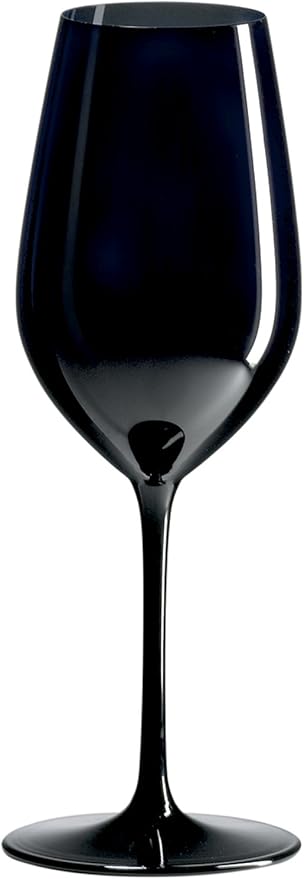 Double Blind Black Wine Glasses, Made in Europe, Set of 4, Voted Best Wine Gift 2024 by Food & Wine Magazine,16 Oz, 100% Lead-Free Crystal, Gift-Boxed